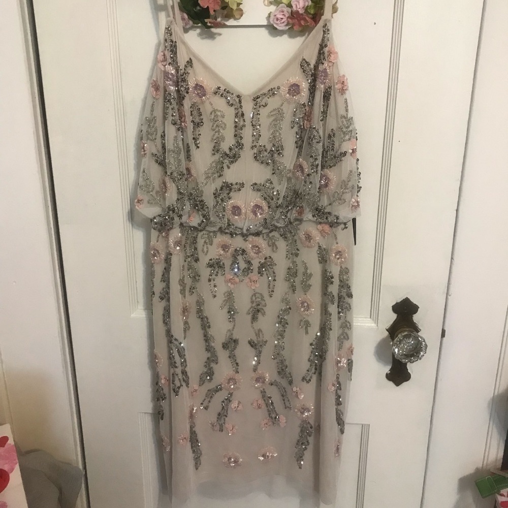 Adrianna Papell Beaded Dress
